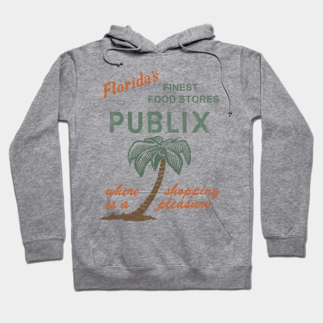 Publix - Vintage Store Logo Aesthetic Hoodie by DrumRollDesigns